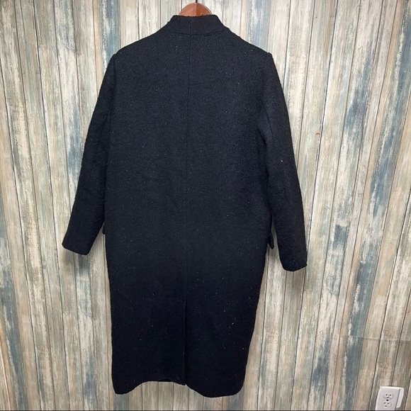 ASOS Black Long Coat - Picture 2 of 8